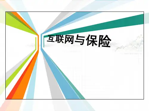 互联网与保险精品PPT课件
