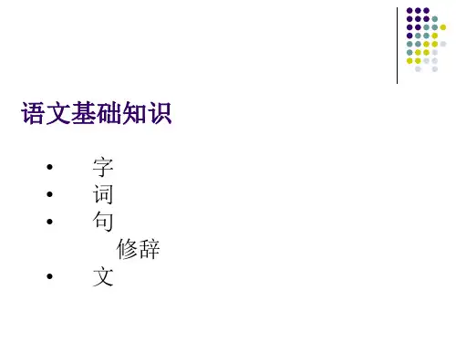 薛金星《初中语文基础知识手册》使用指南精选课件PPT