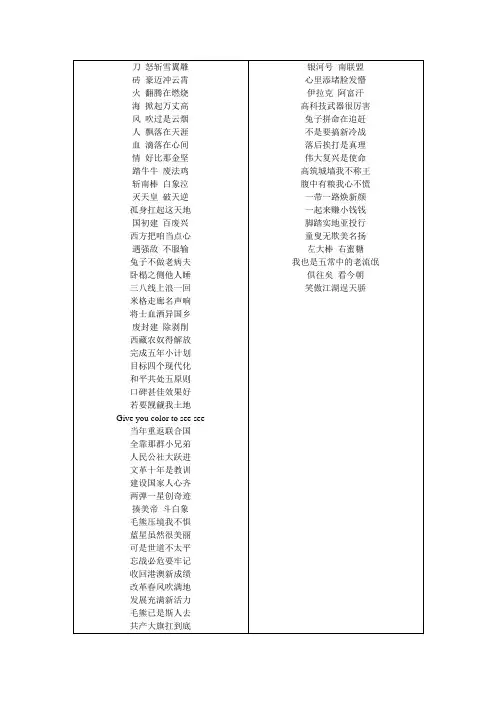那兔喊麦刀山火海歌词