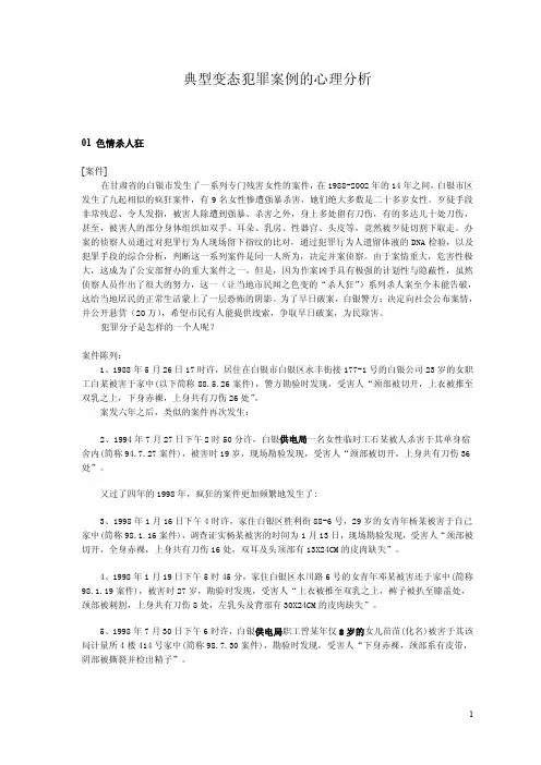 CCTV-12-2005 典型变态犯罪案例心理分析