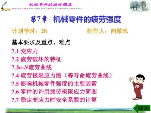 机械设计CH7-2机械零件的疲劳强度