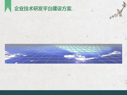 企业技术研发平台建设方案详细