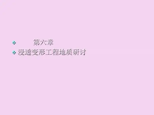渗透变形工程地质研究ppt课件