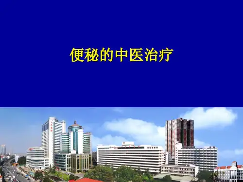 便秘的中医治疗PPT课件