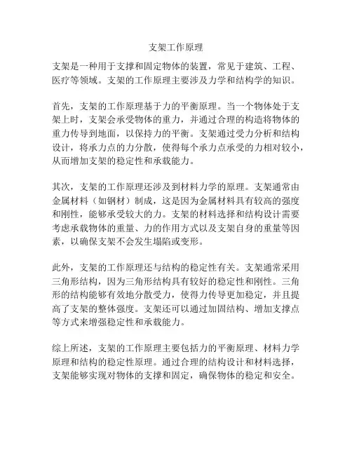 支架工作原理