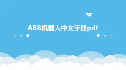 2024年度-ABB机器人中文手册pdf