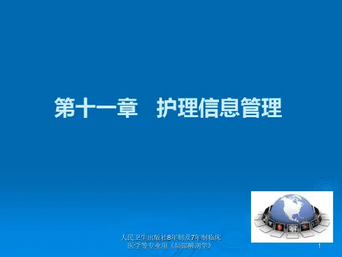 第十一章-护理信息管理PPT课件