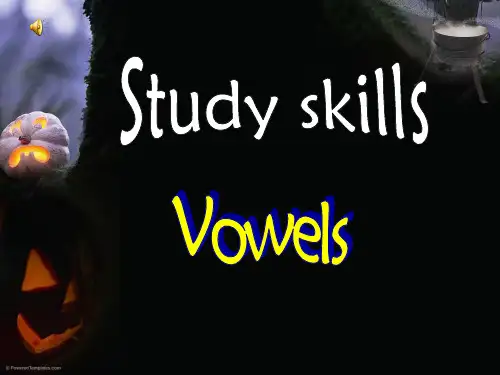 牛津译林版英语七上studyskills上课(31张ppt)