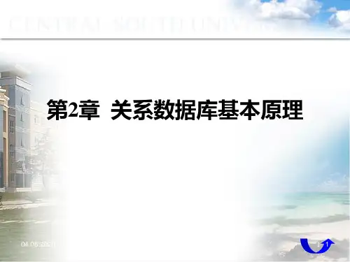 第2章关系数据库基本原理1PPT课件