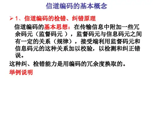 第11章信道编码