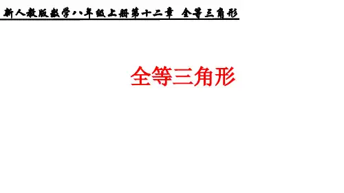 《全等三角形》优秀公开课ppt1