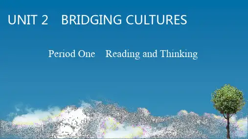 人教版高中英语选择性必修二 UNIT 2 Period 1
