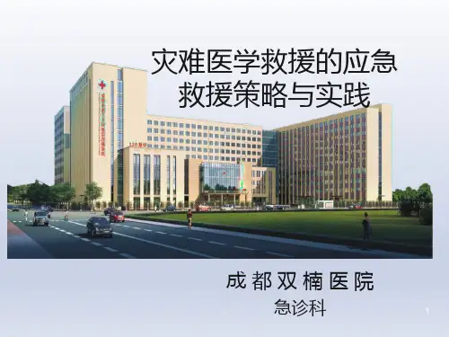 灾难医学救援PPT课件