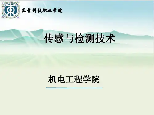 《传感与检测技术项目式教程》 霍尔式传感器 4.特性参数