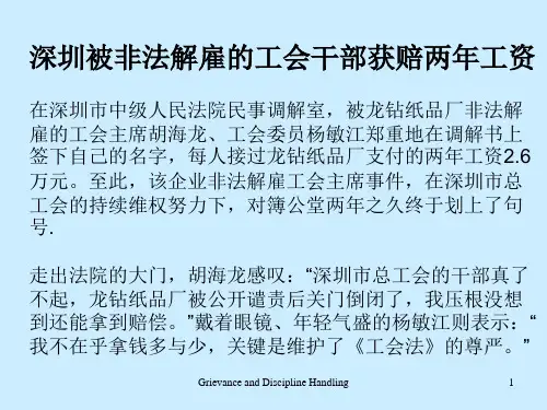 员工申诉-第二章-discipline
