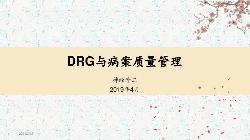 DRG与病案质量管理PPT课件