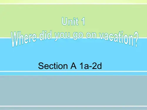 人教版八年级英语上册Unit 1 Section  A (1a-2d )课件