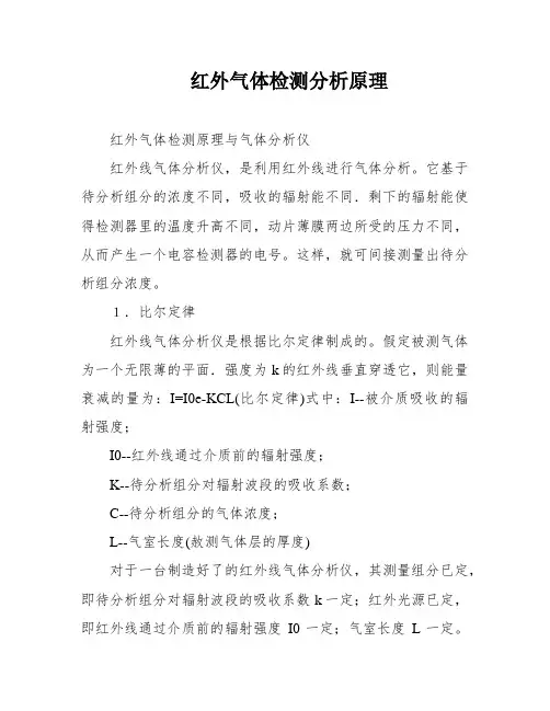 红外气体检测分析原理