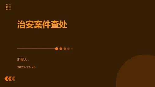 治安案件查处