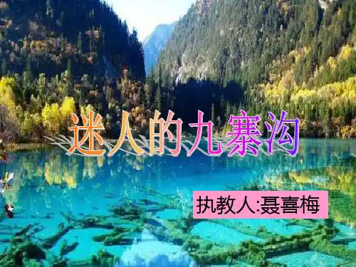 《迷人的九寨沟》