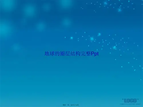 地球的圈层结构完整Ppt讲课文档