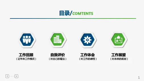 完整总经理述职报告ppt模板