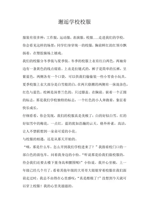 六年级记叙文邂逅学校校服