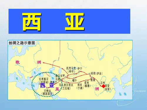 西亚区域地理