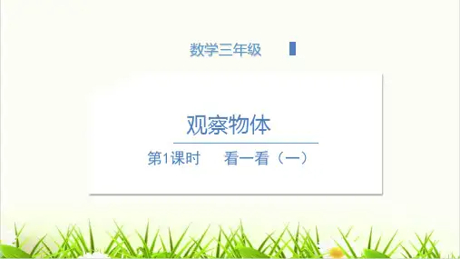 北师大版PPT《看一看》课件下载1