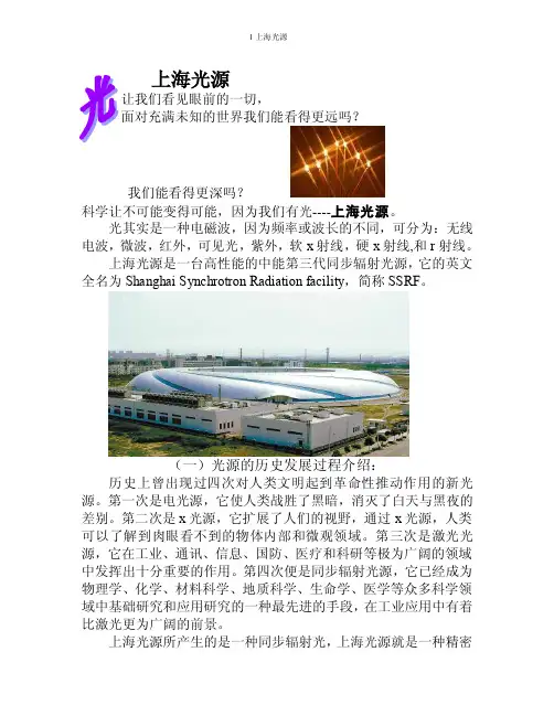 上海光源——精选推荐