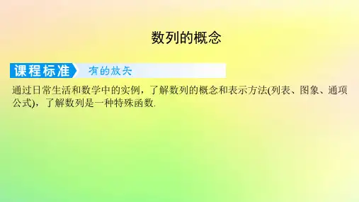 2023版高考数学一轮总复习第六章数列6.1数列的概念课件