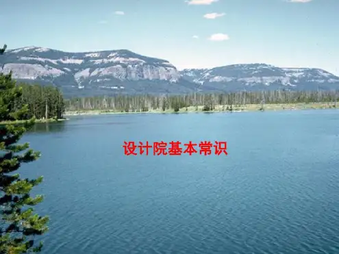 培训学习资料-设计院常识_2022年学习资料