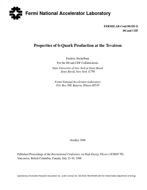 PROPERTIES OF b-QUARK PRODUCTION AT THE TEVATRON