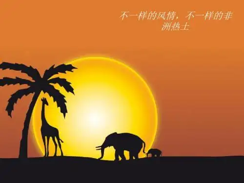 不一样的风情,不一样的非洲热土