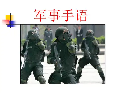军事手语基础篇