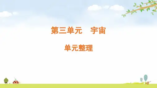 教科版小学科学六年级下册《宇宙》复习课件(共张PPT)