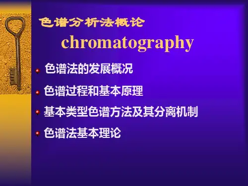 色谱分析法概论经典PPT课件