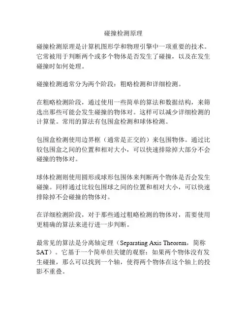 碰撞检测原理