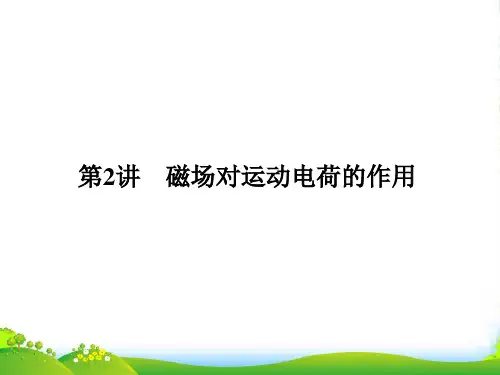 高三物理一轮复习 第八章磁场第2讲磁场对运动电荷的作用课件