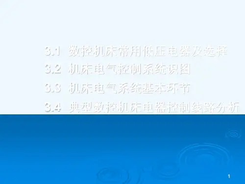 3数控机床电气系统