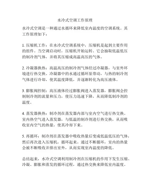 水冷式空调工作原理