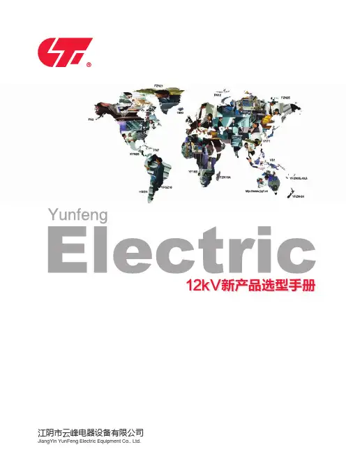 江阴云峰(样本)12kV系列(2012年新产品选型手册)