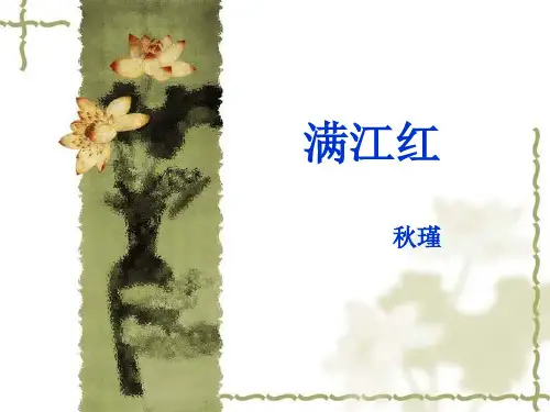 17.(上课用)《满江红》(秋谨)