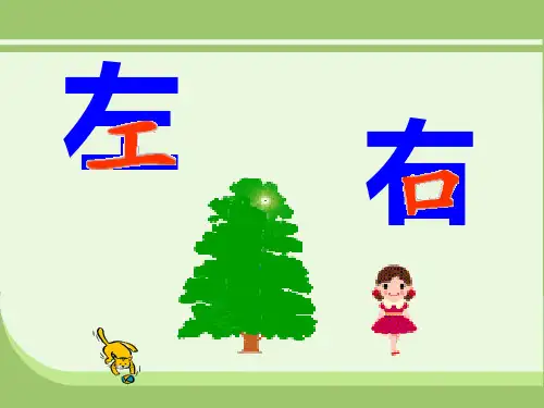 一年级数学位置左右ppt课件