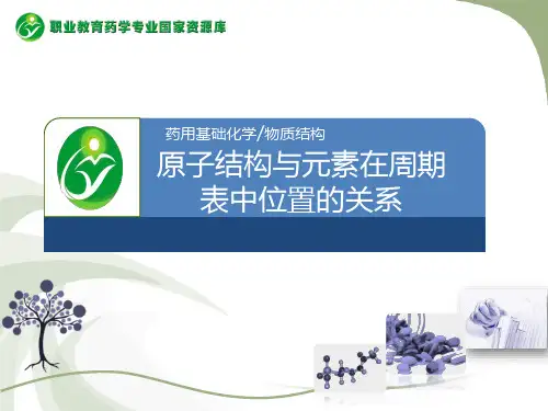 原子结构和该元素在周期表中位置的关系.