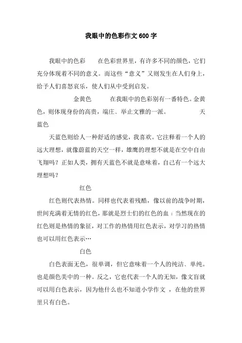我眼中的色彩作文600字.docx