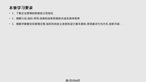 管理职能PPT课件