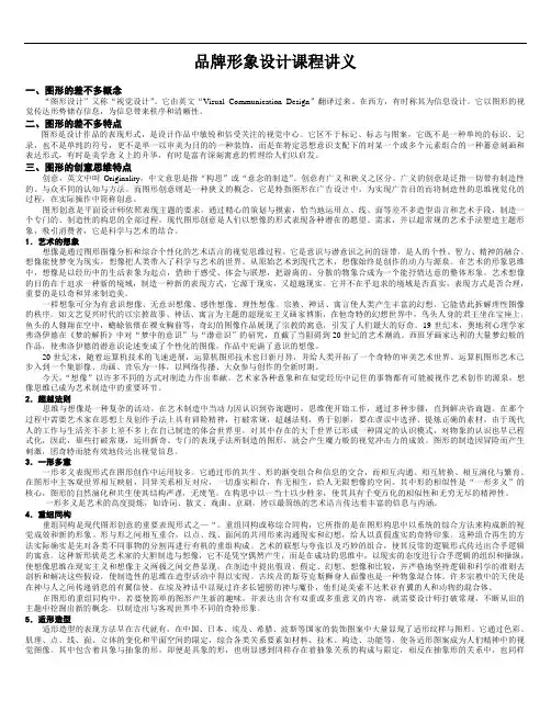 品牌形象设计课程讲义