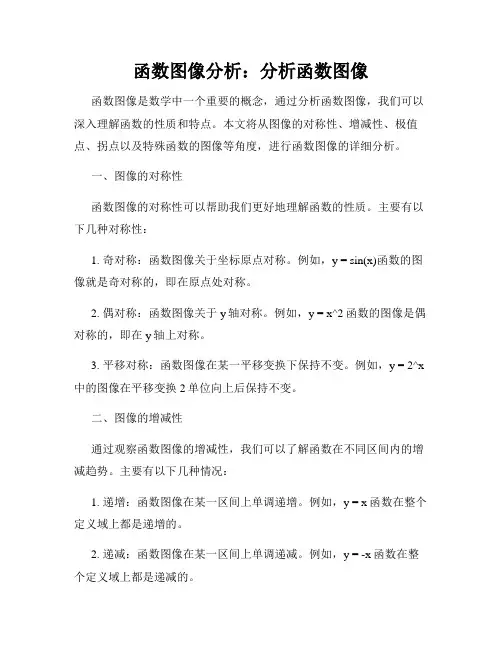 函数图像分析：分析函数图像