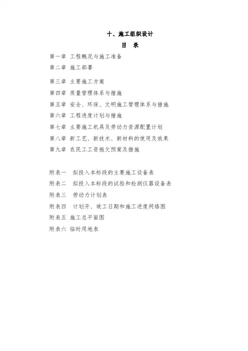 电子智能化施工组织方案
